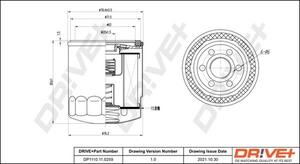 Фото Оливний фільтр DRIVE PARTS  DP1110110259