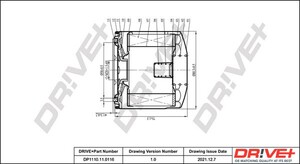 Фото Оливний фільтр DRIVE PARTS  DP1110110116