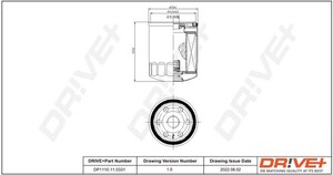 Фото Оливний фільтр DRIVE PARTS  DP1110110331