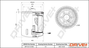 Фото Оливний фільтр DRIVE PARTS  DP1110110180