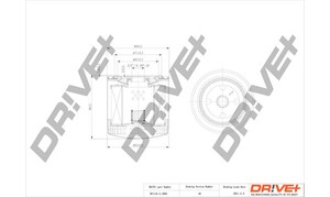 Фото Оливний фільтр DRIVE PARTS  DP1110110263