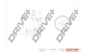 Фото Оливний фільтр DRIVE PARTS  DP1110110015