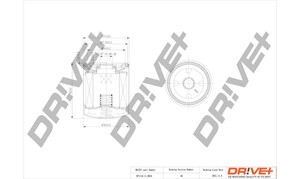 Фото Оливний фільтр DRIVE PARTS  DP1110110019