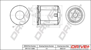 Фото Оливний фільтр DRIVE PARTS  DP1110.11.0306