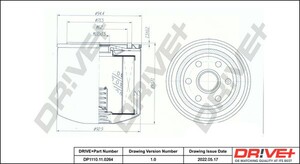 Фото Оливний фільтр DRIVE PARTS  DP1110.11.0264