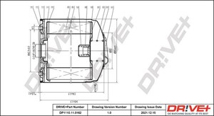 Фото Оливний фільтр DRIVE PARTS  DP1110110162