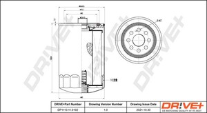 Фото Оливний фільтр DRIVE PARTS  DP1110110102