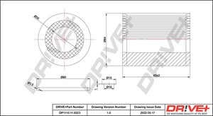 Фото Оливний фільтр DRIVE PARTS  DP1110110223