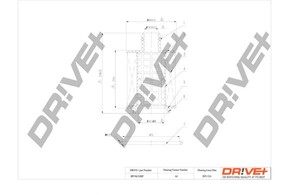 Фото Оливний фільтр DRIVE PARTS  DP1110110107