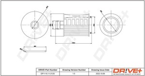 Фото Оливний фільтр DRIVE PARTS  DP1110110120