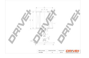 Фото Оливний фільтр DRIVE PARTS  DP1110110250