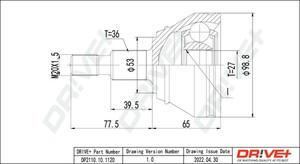 Фото Автозапчастина DRIVE PARTS  DP2110101120