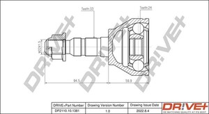 Фото Автозапчастина DRIVE PARTS  DP2110101381