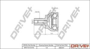 Фото Комплект шарнірів, приводний вал DRIVE PARTS  DP2110101216