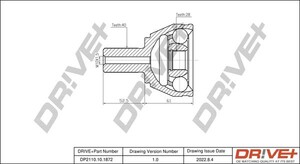 Фото Комплект шарнірів, приводний вал DRIVE PARTS  DP2110101872