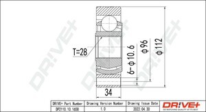 Фото Автозапчастина DRIVE PARTS  DP2110101658