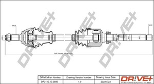 Фото Приводний вал DRIVE PARTS  DP2110100556