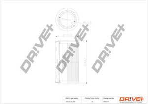 Фото Повітряний фільтр DRIVE PARTS  DP1110100746