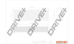 Фото Повітряний фільтр DRIVE PARTS  DP1110.10.0199