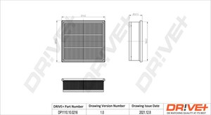 Фото Повітряний фільтр DRIVE PARTS  DP1110100216