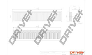 Фото Повітряний фільтр DRIVE PARTS  DP1110.10.0541