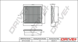 Фото Повітряний фільтр DRIVE PARTS  DP1110100448