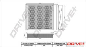 Фото Повітряний фільтр DRIVE PARTS  DP1110100290