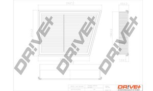 Фото Повітряний фільтр DRIVE PARTS  DP1110100333