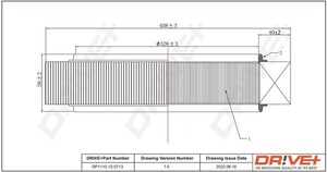 Фото Повітряний фільтр DRIVE PARTS  DP1110100713