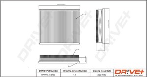 Фото Повітряний фільтр DRIVE PARTS  DP1110100703