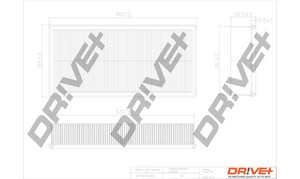 Фото Повітряний фільтр DRIVE PARTS  DP1110100059