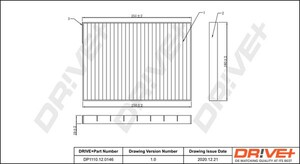 Фото Фільтр, повітря у салоні DRIVE PARTS  DP1110120146