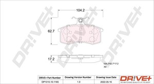 Фото Автозапчастина DRIVE PARTS  DP1010101165