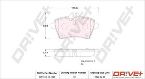 Фото Автозапчастина DRIVE PARTS  DP1010101149