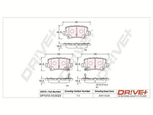 Фото Автозапчастина DRIVE PARTS  DP1010100023