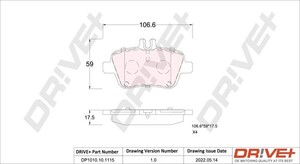 Фото Автозапчастина DRIVE PARTS  DP1010101115