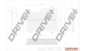 Фото Повітряний фільтр DRIVE PARTS  DP1110100358