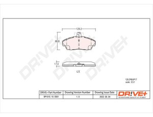 Фото Автозапчастина DRIVE PARTS  DP1010100501