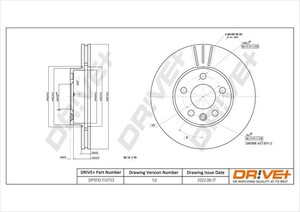 Фото Гальмівний диск DRIVE PARTS  DP1010110733