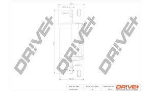 Фото Фільтр палива DRIVE PARTS  DP1110130120