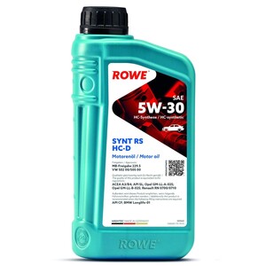 Фото Олива моторна HIGHTEC SYNT RS HC-D SAE 5W-30 (1 L) ROWE  20060001099