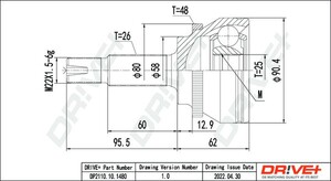 Фото Автозапчастина DRIVE PARTS  DP2110101480