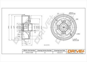 Фото Гальмівний барабан DRIVE PARTS  DP1010111698