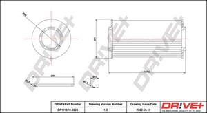 Фото Оливний фільтр DRIVE PARTS  DP1110110224