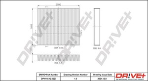 Фото Фільтр, повітря у салоні DRIVE PARTS  DP1110120227