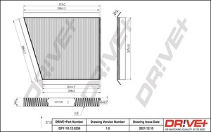 Фото Фільтр, повітря у салоні DRIVE PARTS  DP1110120239