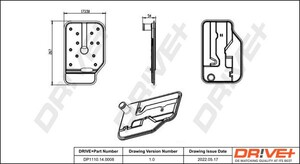 Фото Комплект гідравлічних фільтрів, автоматична коробка передач DRIVE PARTS  DP1110140008