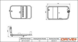 Фото Комплект гідравлічних фільтрів, автоматична коробка передач DRIVE PARTS  DP1110140017