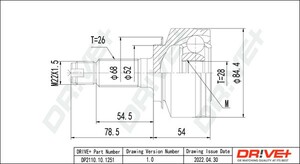 Фото Автозапчастина DRIVE PARTS  DP2110101251