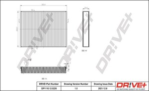 Фото Фільтр, повітря у салоні DRIVE PARTS  DP1110120226